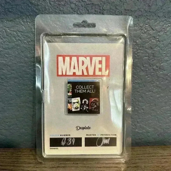 Marvel Avengers Iron Man Displate Metal Print Magnet Mounting Poster #39 Signed - Picture 2 of 2